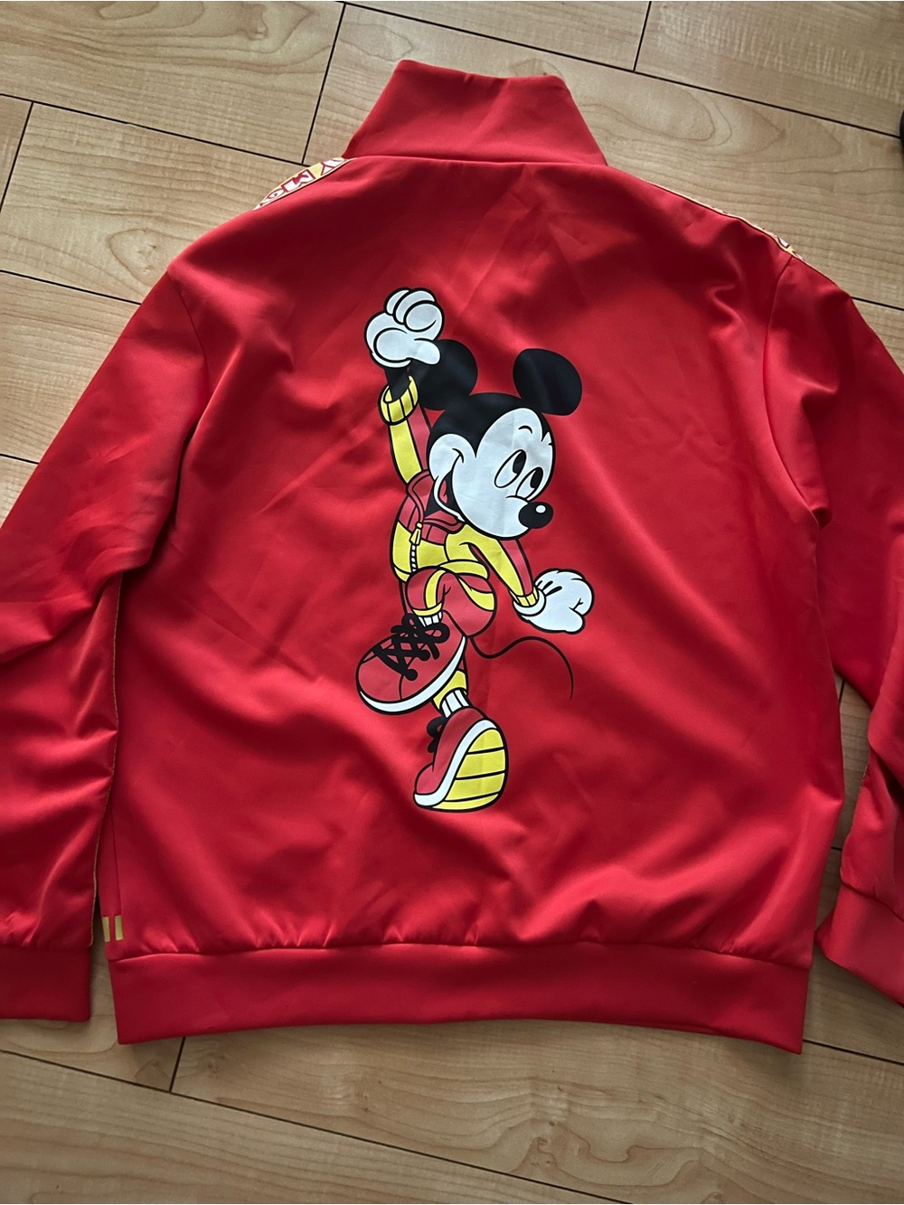 Nissin Mickey Mouse Jersey Red Disney Track Jacket Disney Store Logo 2022